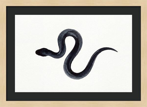 Minimalist Black Snake