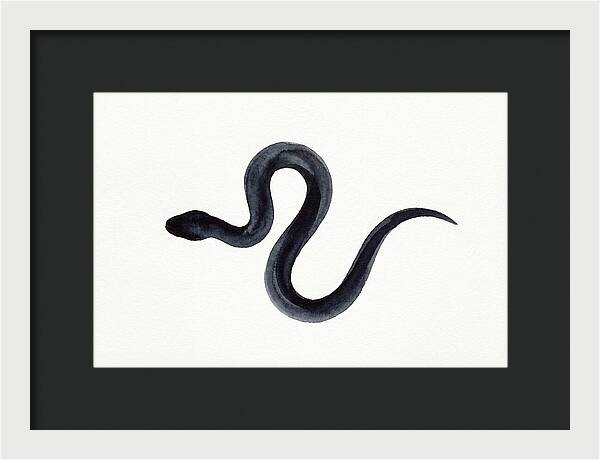 Minimalist Black Snake