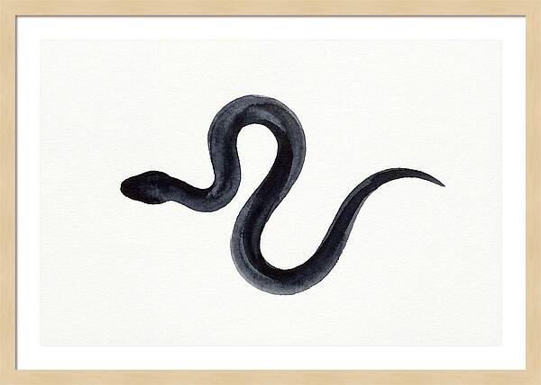Minimalist Black Snake