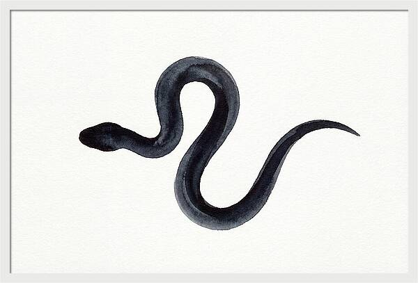 Minimalist Black Snake