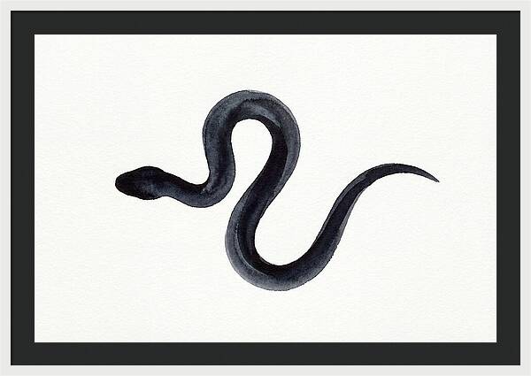 Minimalist Black Snake