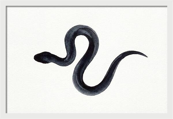 Minimalist Black Snake
