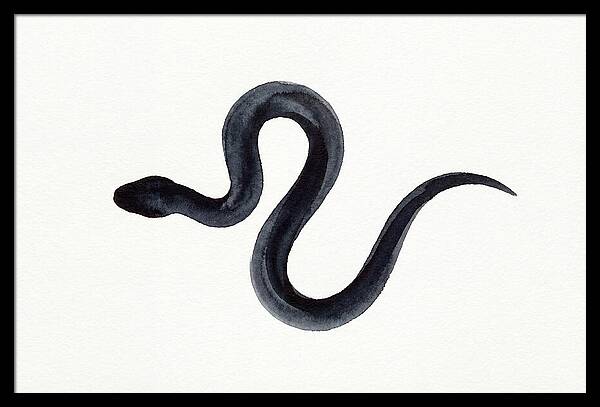 Minimalist Black Snake