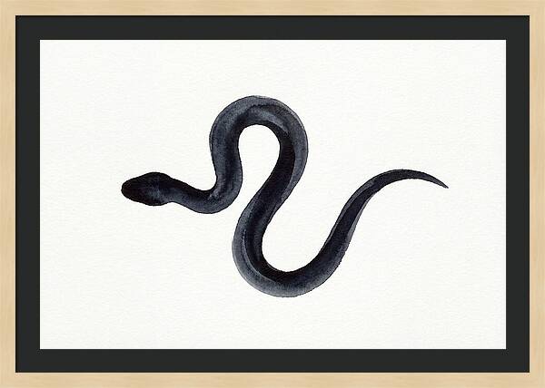 Minimalist Black Snake