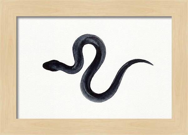 Minimalist Black Snake