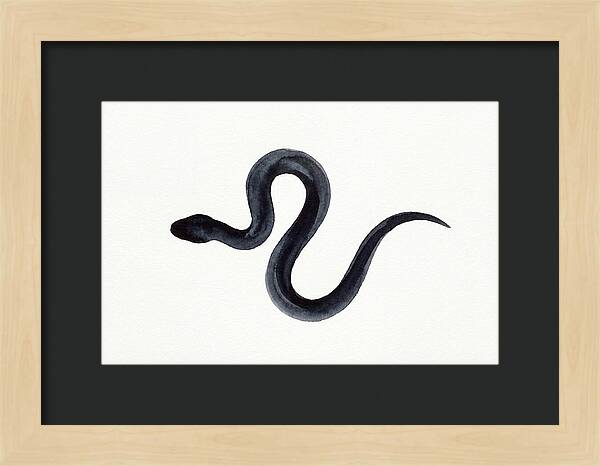 Minimalist Black Snake