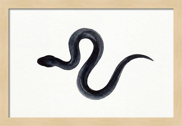 Minimalist Black Snake