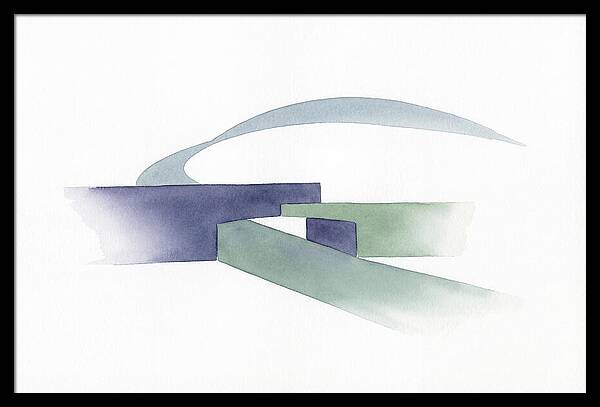 Minimalist Bridge Landscape