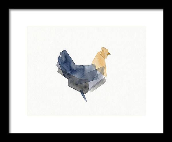 Minimalist Chicken Silhouette