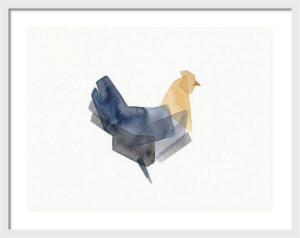 Minimalist Chicken Silhouette