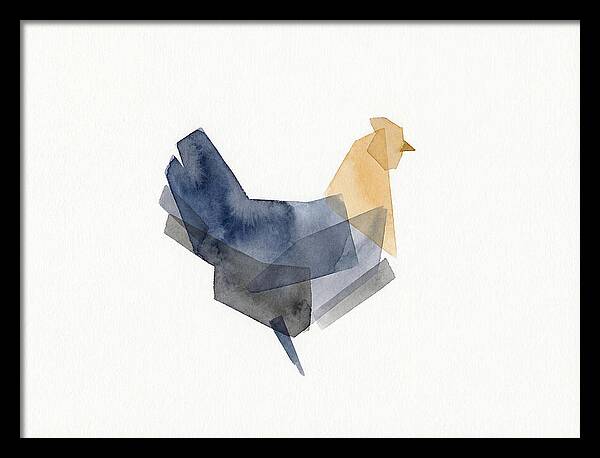 Minimalist Chicken Silhouette