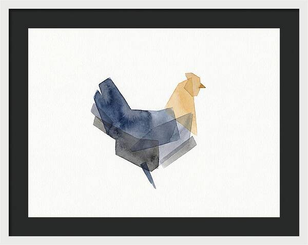 Minimalist Chicken Silhouette