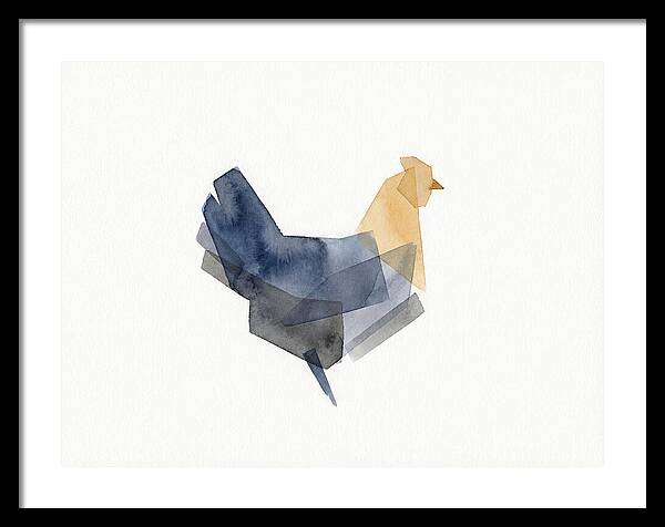 Minimalist Chicken Silhouette