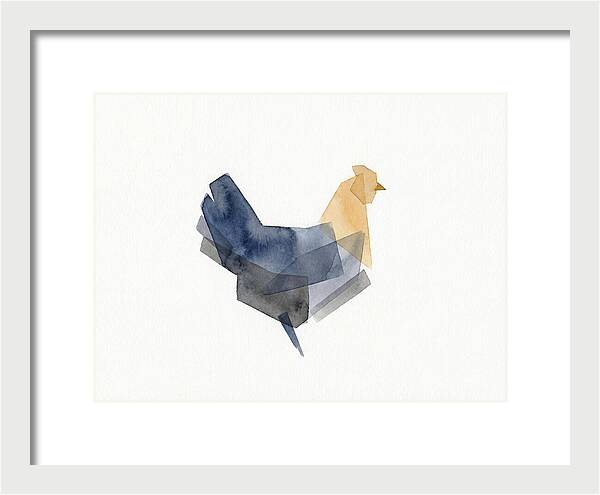 Minimalist Chicken Silhouette