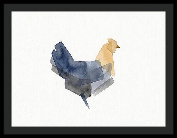 Minimalist Chicken Silhouette