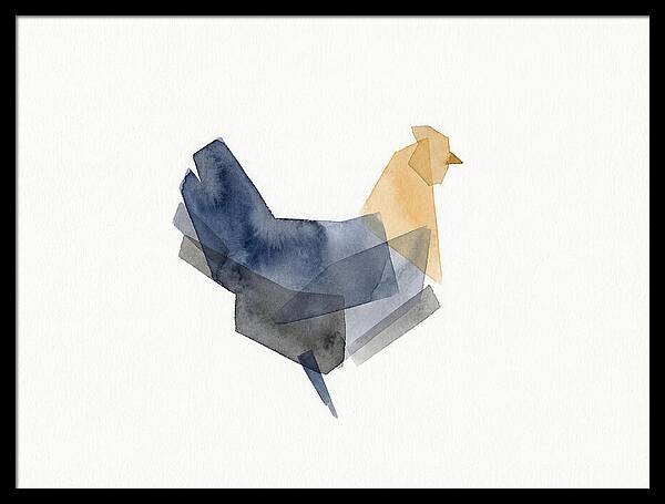 Minimalist Chicken Silhouette