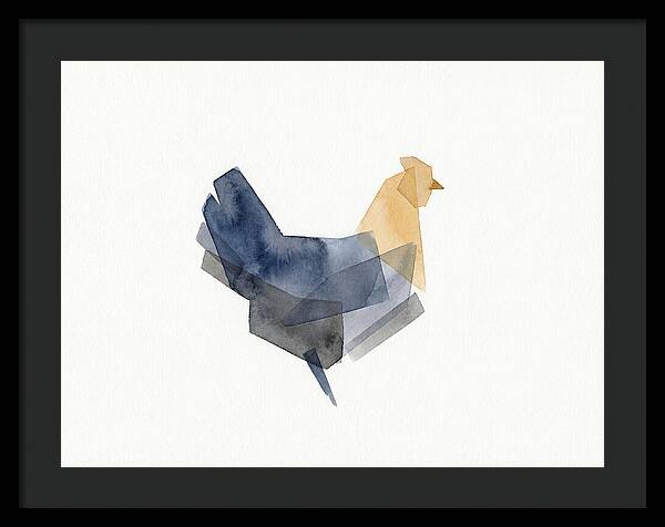 Minimalist Chicken Silhouette