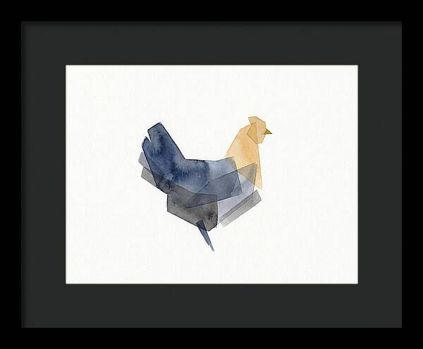 Minimalist Chicken Silhouette