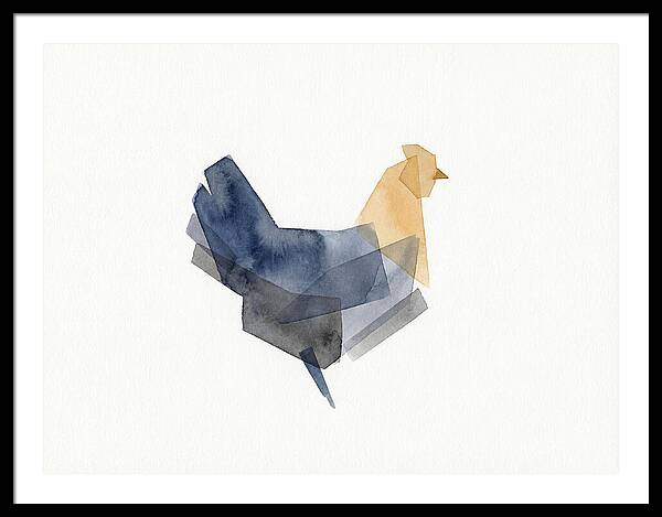 Minimalist Chicken Silhouette