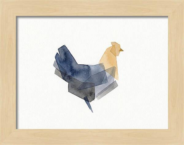 Minimalist Chicken Silhouette