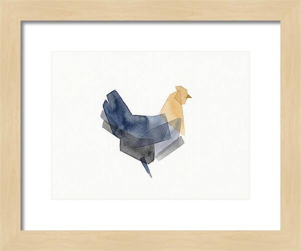 Minimalist Chicken Silhouette