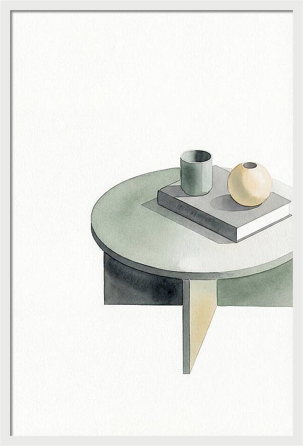 Minimalist Coffee Table Composition