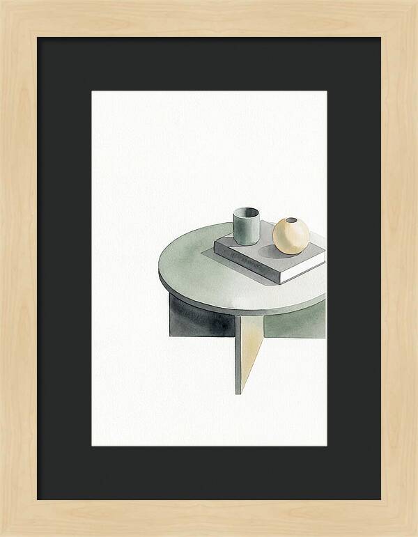 Minimalist Coffee Table Composition