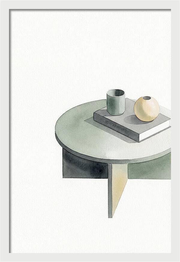 Minimalist Coffee Table Composition