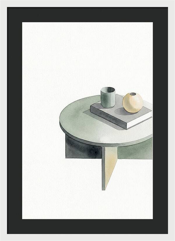Minimalist Coffee Table Composition