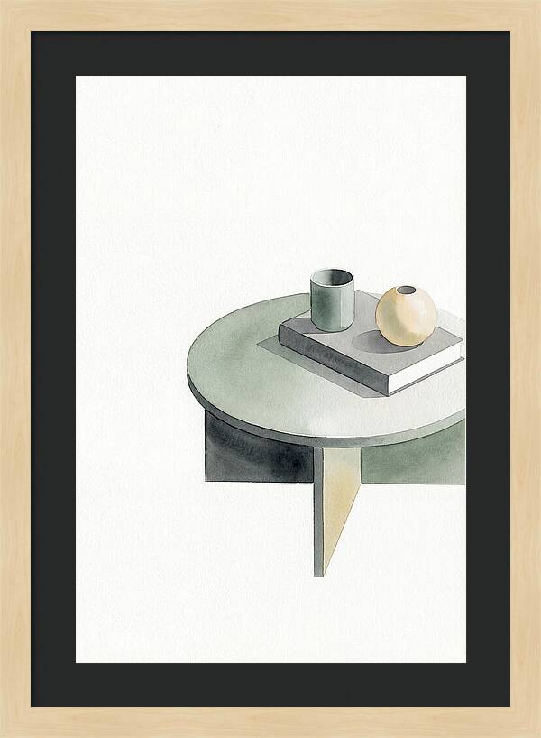 Minimalist Coffee Table Composition