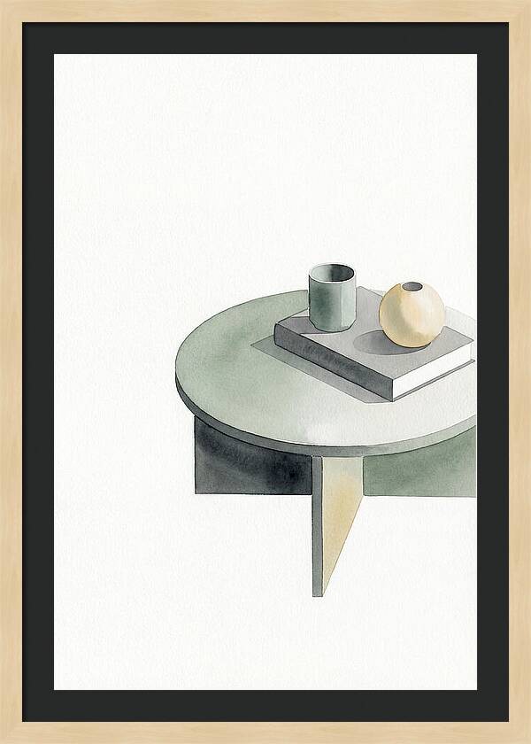 Minimalist Coffee Table Composition