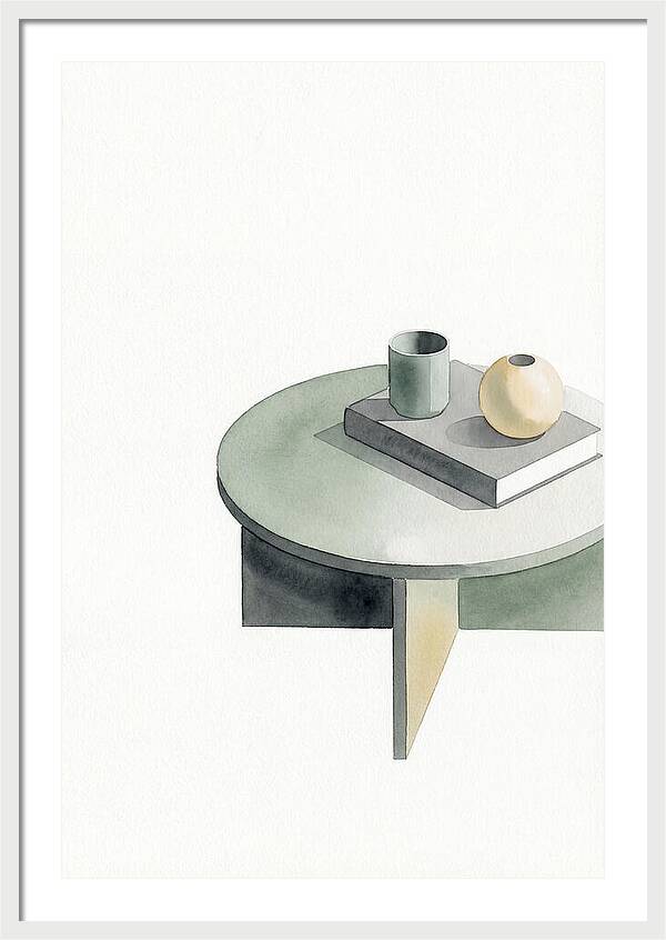 Minimalist Coffee Table Composition