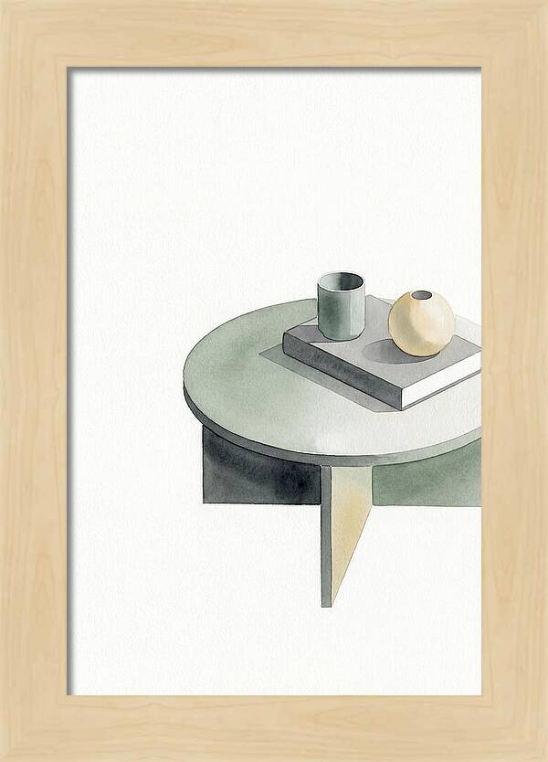 Minimalist Coffee Table Composition