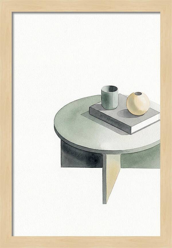Minimalist Coffee Table Composition