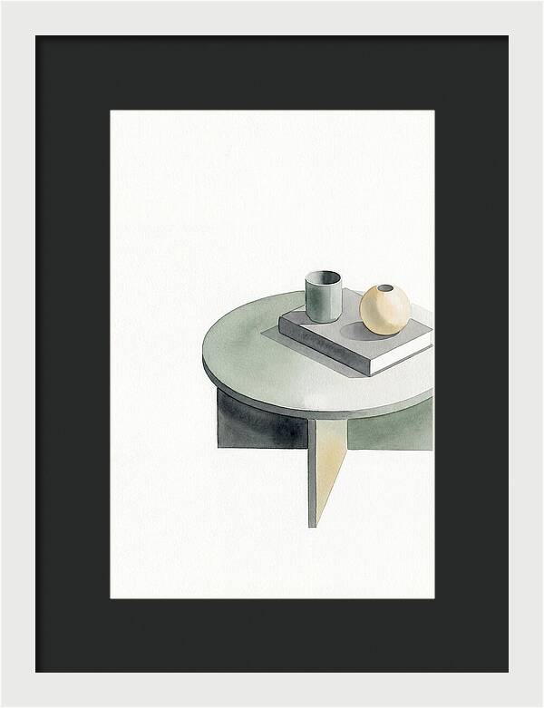 Minimalist Coffee Table Composition