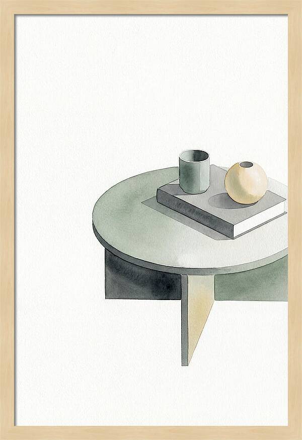Minimalist Coffee Table Composition