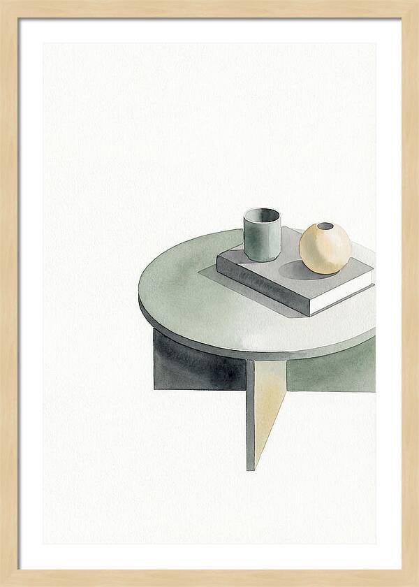 Minimalist Coffee Table Composition