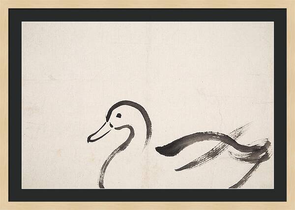 Minimalist Duck Illustration
