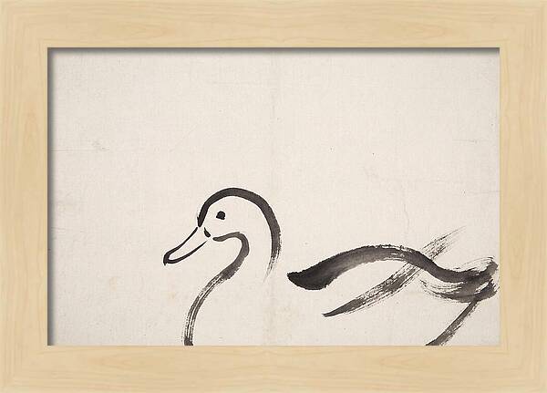 Minimalist Duck Illustration