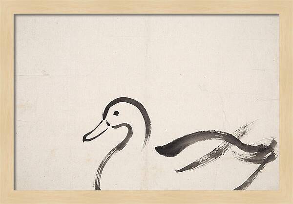 Minimalist Duck Illustration