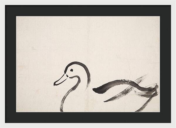 Minimalist Duck Illustration