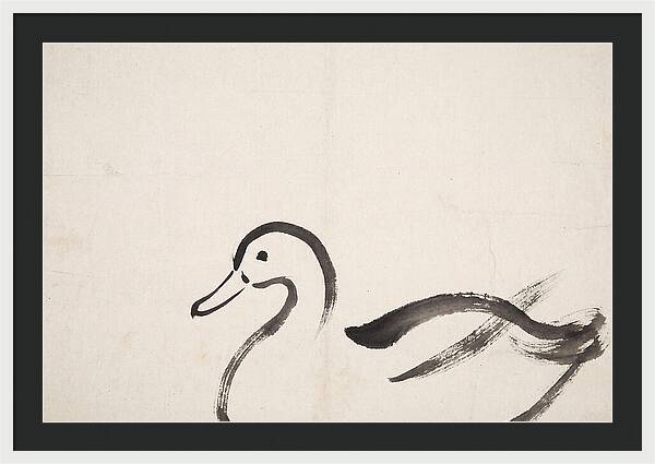 Minimalist Duck Illustration