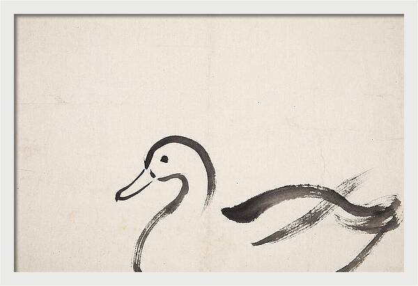 Minimalist Duck Illustration