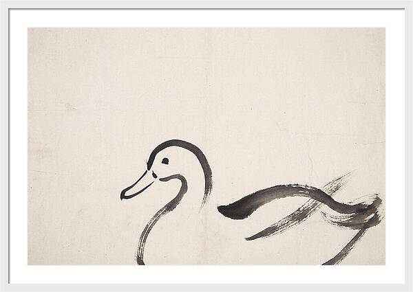 Minimalist Duck Illustration