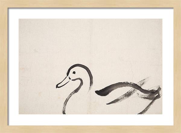 Minimalist Duck Illustration