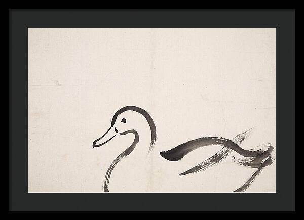 Minimalist Duck Illustration