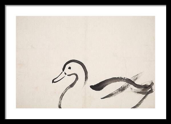 Minimalist Duck Illustration