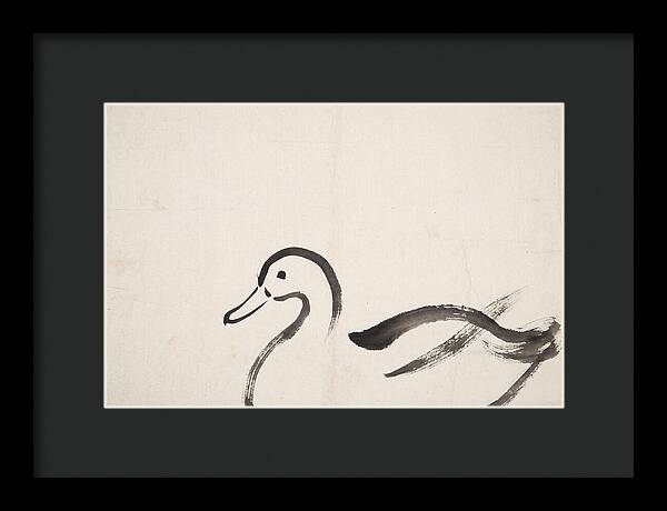 Minimalist Duck Illustration