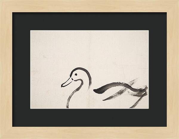 Minimalist Duck Illustration