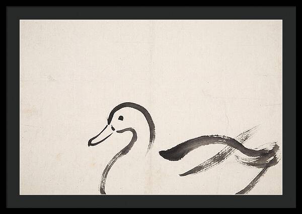 Minimalist Duck Illustration